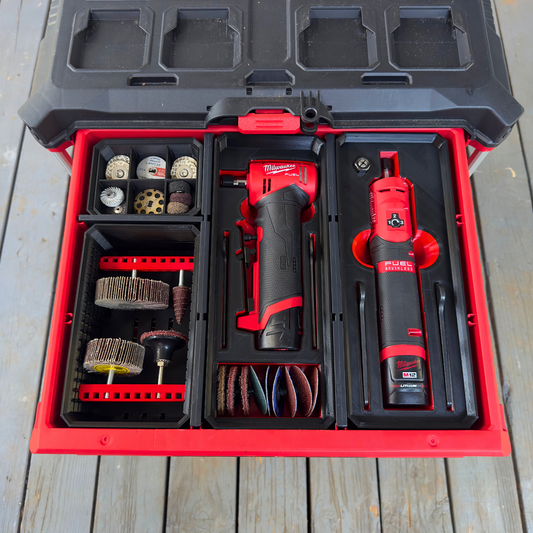 M12 Right Angle & Straight Die Grinders Organization Kit - 2 Drawer image 0